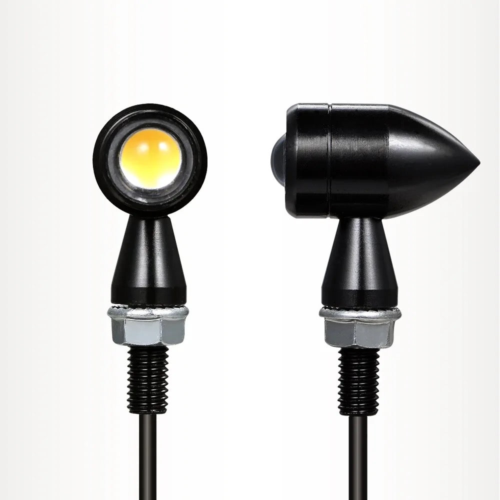 Motorcycle turn outlet signal lights