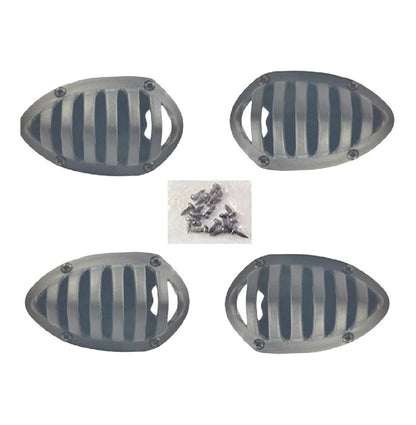  Indicator Grill Set for Yamaha R15 FZ/FZS/FZ-FI/FZ-16 (Set of 4 PCs, Black)