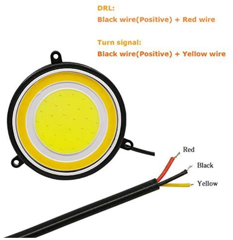 Cob led deals daytime running lights